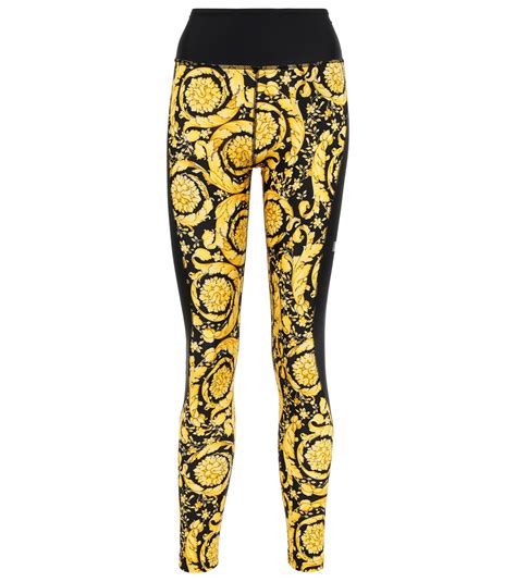 leggins e top versace|versace barocco leggings.